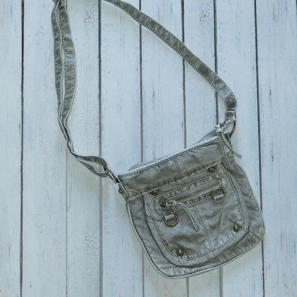 Grey Crossbody Bag